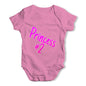 Princess Number 2 Baby Grow Bodysuit