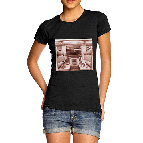 Women's Animals On A Train T-Shirt