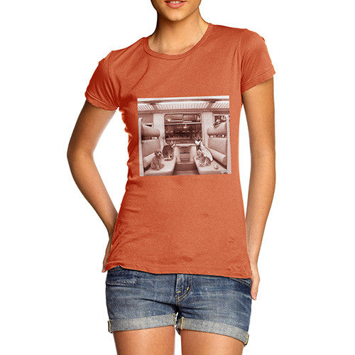 Women's Animals On A Train T-Shirt
