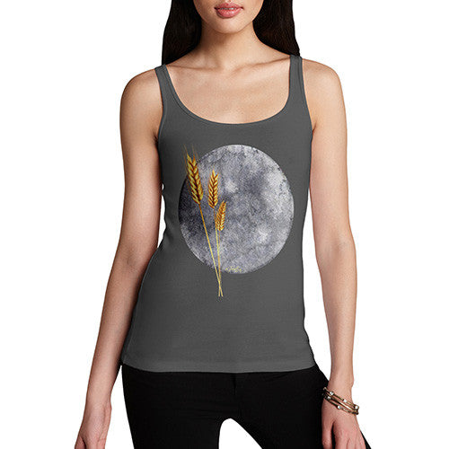 Women's Grey Moon Tank Top