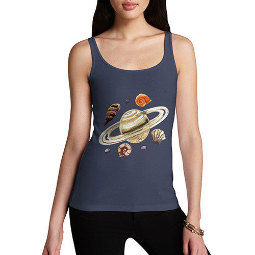 Women's Saturn Seashells Tank Top