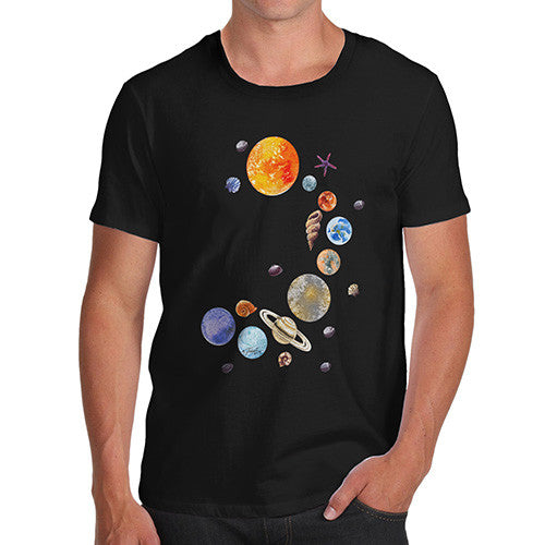 Men's Seashell Solar System T-Shirt