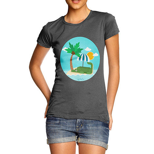 Women's Croc On The Beach T-Shirt