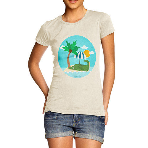 Women's Croc On The Beach T-Shirt