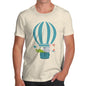 Men's Animals In Hot Air Balloon T-Shirt