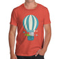 Men's Animals In Hot Air Balloon T-Shirt