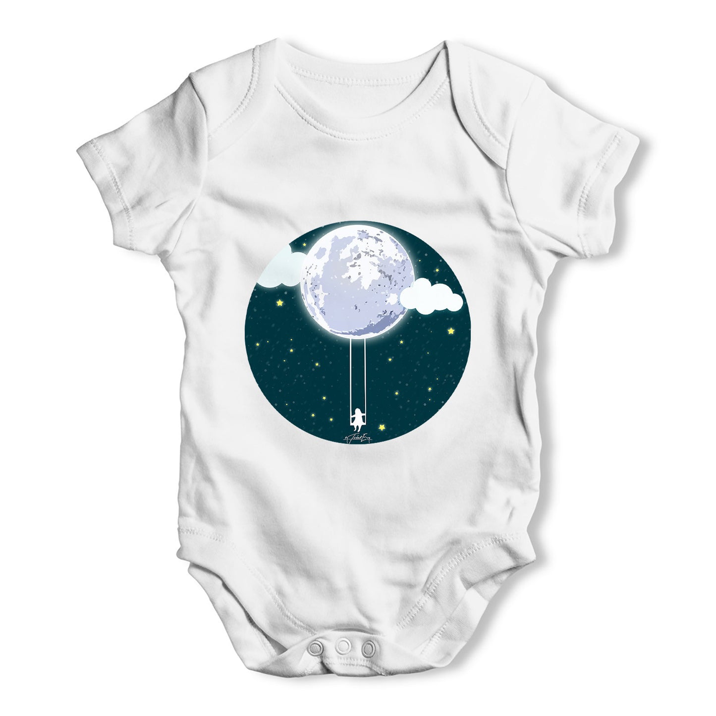 Full Moon Swing Baby Grow Bodysuit