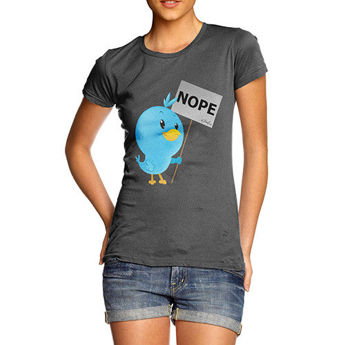 Women's Moaning Tweets NOPE T-Shirt