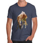 Men's Watercolour Pixel Deer T-Shirt