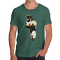 Men's Watercolour Pixel Magpie T-Shirt