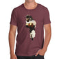 Men's Watercolour Pixel Magpie T-Shirt