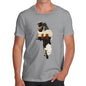 Men's Watercolour Pixel Magpie T-Shirt