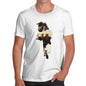 Men's Watercolour Pixel Magpie T-Shirt
