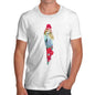 Men's Watercolour Pixel McCaw Parrot T-Shirt