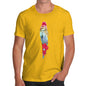 Men's Watercolour Pixel McCaw Parrot T-Shirt