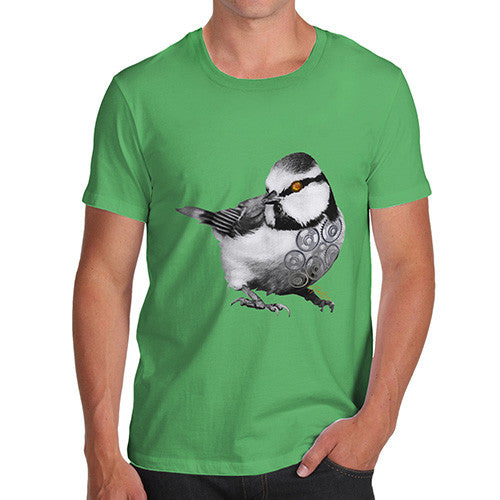 Men's Clockwork Steampunk Bird T-Shirt