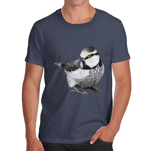 Men's Clockwork Steampunk Bird T-Shirt