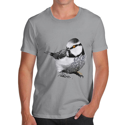Men's Clockwork Steampunk Bird T-Shirt