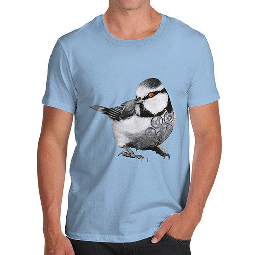 Men's Clockwork Steampunk Bird T-Shirt