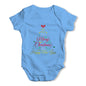 Merry Christmas & A Happy New Year Tree Baby Grow Bodysuit