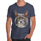 Men's Annoyed Cat Face T-Shirt