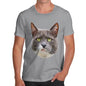 Men's Annoyed Cat Face T-Shirt