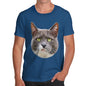 Men's Annoyed Cat Face T-Shirt