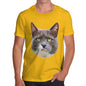 Men's Annoyed Cat Face T-Shirt