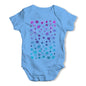 Ombre Snowflakes Baby Grow Bodysuit