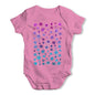 Ombre Snowflakes Baby Grow Bodysuit