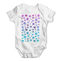 Ombre Snowflakes Baby Grow Bodysuit