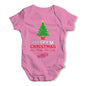 Merry Christmas & A Happy New Year Baby Grow Bodysuit
