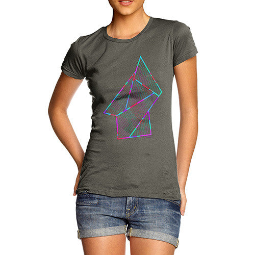 Women's Geometric 80s Polygons T-Shirt