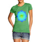 Women's Geometric Blue & Green Mandala T-Shirt