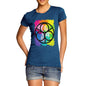 Women's Geometric Rainbow Circles T-Shirt