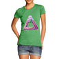 Women's Geometric Patterned Penrose Triangle T-Shirt