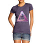 Women's Geometric Patterned Penrose Triangle T-Shirt