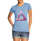 Women's Geometric Patterned Penrose Triangle T-Shirt
