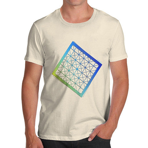 Men's Geometric Halftone Square T-Shirt