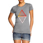 Women's Geometric Triangle Polygons T-Shirt