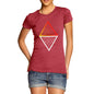 Women's Geometric Triangle Polygons T-Shirt