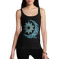 Women's Decorative Blue Mandala Tank Top