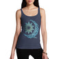 Women's Decorative Blue Mandala Tank Top