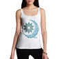 Women's Decorative Blue Mandala Tank Top