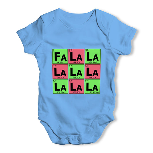Periodic Table Fa La La La La Baby Grow Bodysuit