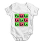 Periodic Table Fa La La La La Baby Grow Bodysuit