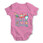 Owl Be Home For Christmas Baby Grow Bodysuit