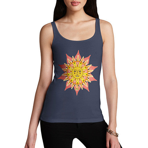 Women's Decorative Mandala Sun Tank Top