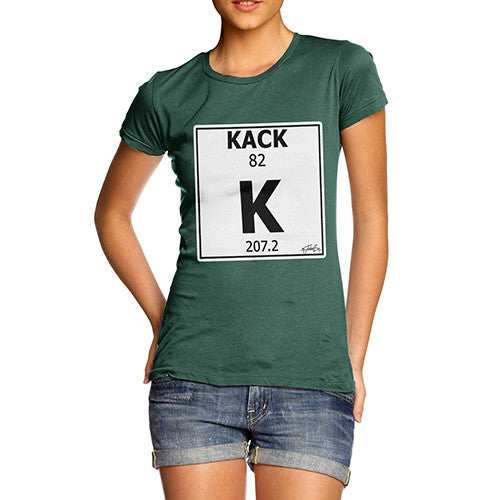 Women's Periodic Table Of Swearing Kack T-Shirt