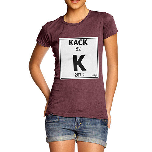 Women's Periodic Table Of Swearing Kack T-Shirt